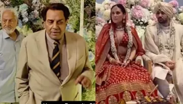 Dharmendra's Grandson, Karan Deol And Drisha Acharya Gets Married, Bride Dons A Pretty Red Lehenga