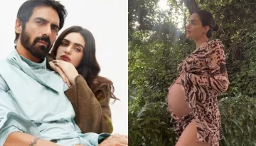 Gabriella Demetriades Exudes Glam Maternity Fashion, Flaunts Baby Bump In Leopard-Printed Co-Ord Set