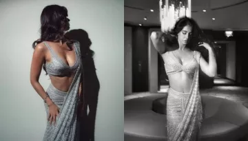 Disha Patani Raises The Heat In A Sultry Saree Worth Rs. 2.4 Lakhs, Styles It With A Sexy Bralette