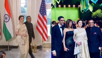 Mukesh Ambani And Nita Ambani's Stunning Entry At White House For PM Modi's US State Dinner [VIDEO]