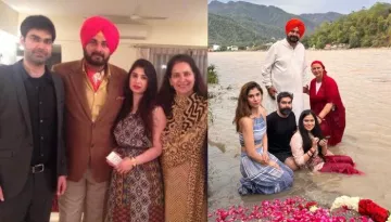 Navjot Singh Sidhu's Son, Karan Gets Engaged To Fulfil Mother's Desire, Family Takes Dip In Ganges