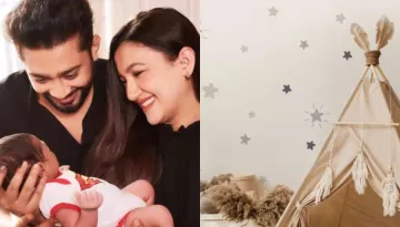 Gauahar Khan Decorates Her Son, Zehaan's Nursery With Star-Printed Wallpaper, It Is Unmissable