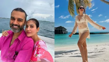 Sonnalli Seygall Soaks In Sun At Her Honeymoon In Maldives, Flaunts Her Curves In A Sexy Bikini