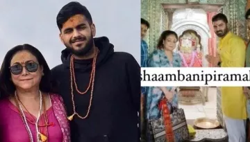 Tina Ambani Gets Spotted Along With Her Son, Anshul As They Visit Pushkar Temple In Rajasthan