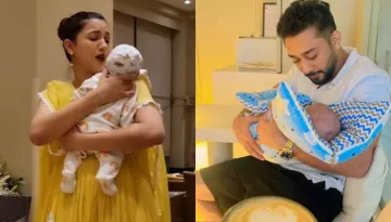 Zaid Darbar Lovingly Adores Son, Zehaan As He Made Him Sleep, Gauahar Captures The Cutesy Moment