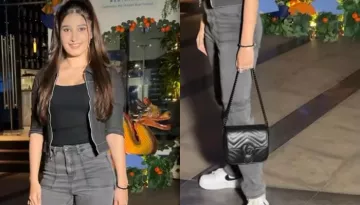 Raveena Tandon's 'Beti', Rasha Slays In A Denim Outfit, Carries A Gucci Sling Bag Worth Rs. 87K
