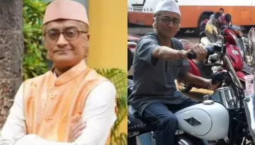 TMKOC's 'Bapuji', Amit Bhatt's Fans Call Him 'Rock Star' As He Stunningly Poses On A Royal Enfield