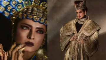 Rekha's Royal Outfits For The Cover Of Vogue Dubai Were Allegedly Designed For The Film, 'Takht'