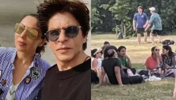 Viral Photo Of Shah Rukh, Gauri Chilling With Rani Mukerji, Aditya Chopra And Karan Johar In London