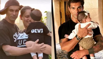Bipasha Basu's Baby Girl, Devi Enjoys In Her Dad, Karan's Arms, Doting Mommy Calls Them Her 'Life'