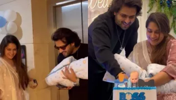 Shoaib Ibrahim-Dipika Kakar's Baby Boy Gets A Grand Welcome At Home, Cuts A Unique 'Boss Baby' Cake