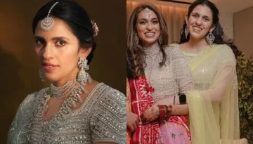 Shloka Mehta's Sister, Diya Borrows Her Diamond Layered Necklace To Wear At Son's 'Mundan' Ceremony