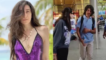 Karisma Kapoor's Son Refuses To Walk With Her At The Airport, Troll Says 'Bacha Beizzati Karwa Raha'