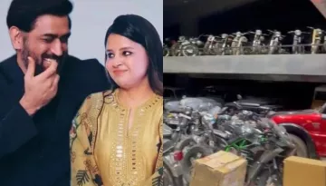 MS Dhoni's Wife, Sakshi Asks Him About Crazy Bike Collection, He Says: 'You Took Everything From Me'
