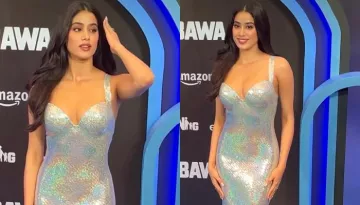 Janhvi Kapoor Looks Sexy In A Sequin Gown At 'Bawaal' Screening, Netizens Say, 'Plastic Kapoor'