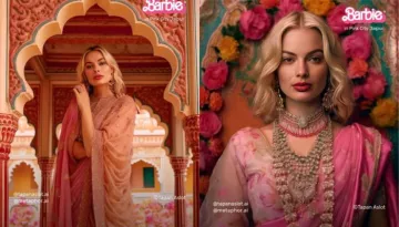Barbie As An Indian Queen: Indian Illustrator Designs Margot Robbie In The Pink City Of Jaipur