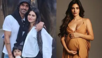 Gabriella Demetriades Posts First Picture Of Her Newborn, Dad, Arjun Rampal Carries Him In His Arms