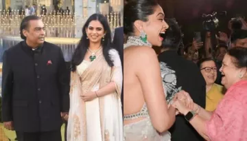Isha Ambani Attends Manish Malhotra's Show With Dad, Mukesh, Twins With Her 'Dadi', Kokilaben Ambani