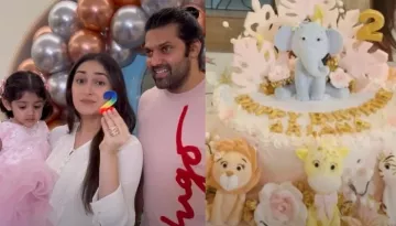 Sayyeshaa Saigal And Arya's Daughter, Ariana Turned 2-Years-Old, Cuts Two-Tiered Animal-Themed Cake