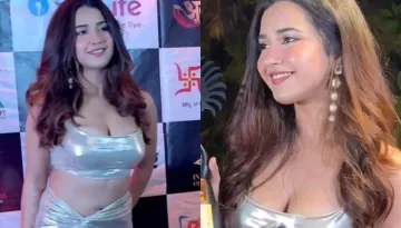 Child Actress Roshni Walia Papped Post An Event, Looks Sexy In Shimmery Dress With Plunging Neckline