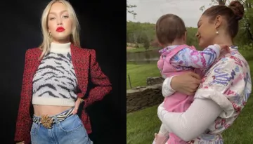 Gigi Hadid Shares Pictures Of Her Daughter, Khai, Latter's Unique Rainbow Dress Wins Hearts