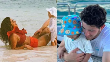 Priyanka Chopra's Daughter, Malti Looks At Her In Awe As She Dons Red Ruffle Bikini On The Beach
