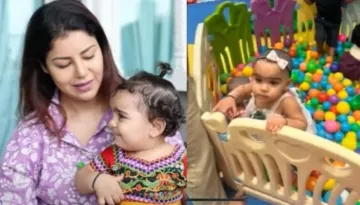 Debina Bonnerjee Hosted A Grand Play Date For Daughter, Lianna With Ball Pool, Slide And Baby Food