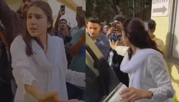 Sara Ali Khan's Video Guiding Ibrahim Into Their Car Resurfaces, Netizens Troll Her For Overacting