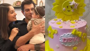 Bipasha Basu's Daughter, Devi Cuts A Unique Sunshine-Themed Cake As She Turns 9 Months Old