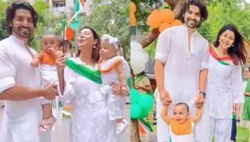Debina Bonnerjee, Gurmeet Match Ensembles With Lianna-Divisha On Independence Day, And It's Awesome
