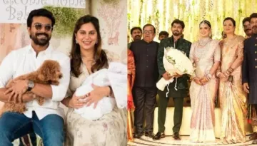 Ram Charan And Upasana As Parents At Brahmanandam's Son's Reception, Newbie Mom's Saree Wins Hearts