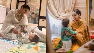 Sonam Kapoor Shares Pictures From Son, Vayu's First Birthday Who Looks Adorable In Green 'Kurta'