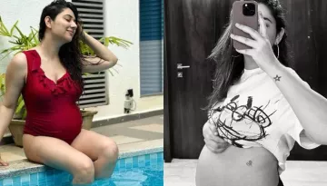 Disha Parmar Bared Fully-Grown Baby Bump But Our Eyes Were On Her Tattoo With Rahul's Initial