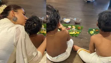 Nayanthara-Vignesh Shivan Celebrate Their First Onam With Twins, They Look Cute In 'Dhoti'