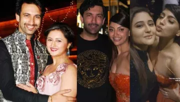 Rashami Desai And Her Ex-Husband, Nandish Sandhu Get Spotted Together At Akanksha Puri's B'day Bash