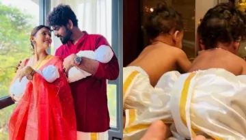 Nayanthara And Vignesh Celebrate 1st Krishna Jayanthi With Sons, The Little Ones Don Cute 'Dhotis'