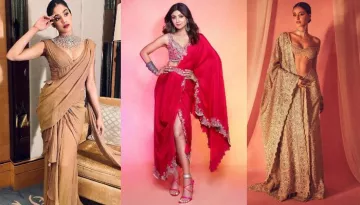 15 Pre-Draped Sarees For To-Be-Brides Inspired By B-Town Divas: 'Dhoti' Style To Embellished Ones