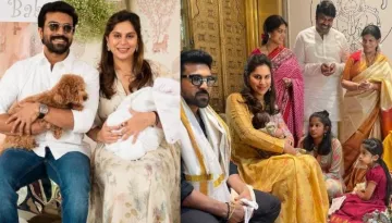 Ram Charan And Upasana Kamineni's Daughter, Klin Kaara Celebrates Her First Ganesh Chaturthi Puja