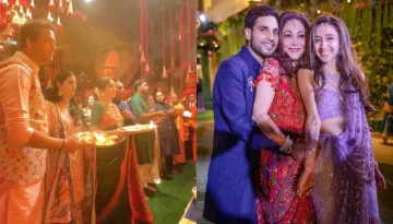 Isha Ambani-Anand Piramal Perform 'Aarti' At Ganesh Puja, Tina Ambani's 'Bahu' Khrisha Stuns In Pink