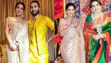 Radhika Merchant Dons A Sequin Saree Worth Rs. 2.7 Lakhs, Nita Ambani's Saree Is Worth Rs. 1 Lakh