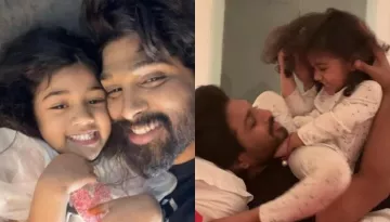 Allu Arjun Drops A Cute Clip With His Daughter, Allu Arha, Pens A Note To Wish Her On Daughters Day