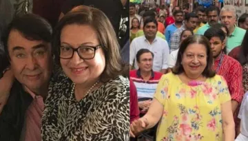 Randhir Kapoor And Babita Make A Rare Appearance Together As They Seek Blessings At Lalbaugcha Raja