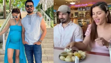 Rubina Dilaik Enjoys 'Gol Gappas' During Her Babymoon In LA, Her Reaction Was Super Adorable