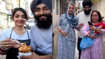 Punjab's Famous 'Kulhad Pizza' Couple Welcomes A Baby Boy, Gives Him A Grand Welcome