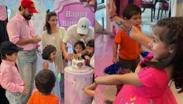 Saif Ali Khan Joins Niece, Inaaya's B'Day Bash With Sons, Taimur And Jeh, Soha Drops Cute Photos