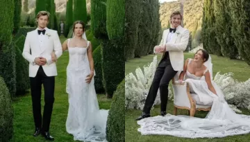 'Stranger Things' Millie Bobby Brown Stuns In A Lacey Corset Gown At Her Wedding With Jake Bongiovi