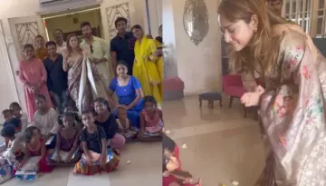 Navratri Special: Ankita Lokhande And Vicky Jain Perform 'Kanya Poojan' At Home 'Choti Mata Rani..'