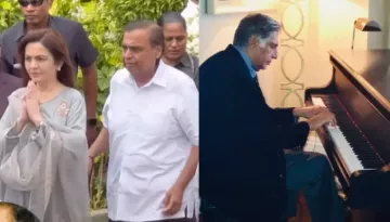Ratan Tata's Funeral: Mukesh Ambani With Wife, Nita Ambani, Akash And Shloka Pay Their Respect