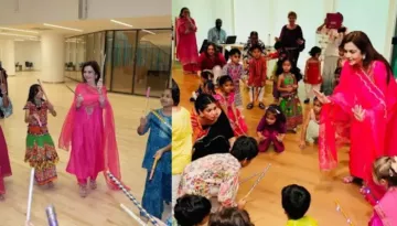 Nita Ambani And Isha Ambani Play Dandiya With Kareena Kapoor's Son, Jeh And Other Kids In DAIS