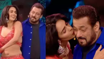 Mallika Sherawat Gets Flirty With Salman Khan, Kisses Him, Says, 'India's Most Eligible Bachelor'